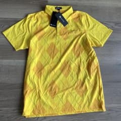 KUALESA Mサイズ イエローダイヤモンドポロシャツのサムネイル