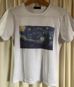 ゴッホ The Starry Night 絵画プリントTシャツのサムネイル