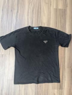 PRADA トライアングルロゴ Tシャツ ブラックのサムネイル
