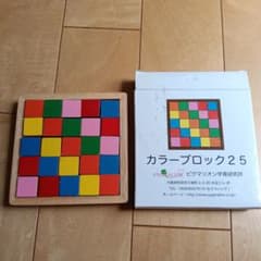 ピグマリオン カラーブロック25 知育玩具 木製パズル - メルカリ