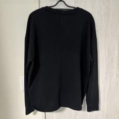 ザロウ　ブラック コットン100% 長袖スウェット M