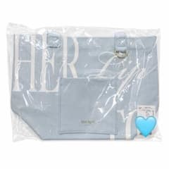 HLT DAILY LOGO TOTE baby blue ♡ - メルカリ