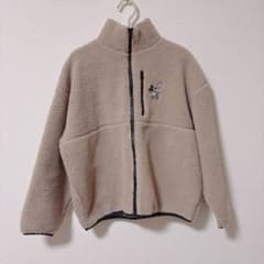 【Boo様専用】ディズニーシー購入 ミッキー刺繍 ボアフリースジャケットのサムネイル