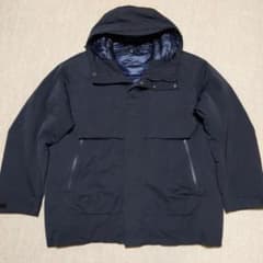UNIQLO　＋J　ジルサンダー　黒色ダウン　フード　短丈　Lサイズ