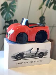 マツダ　ロードスター　ティッシュケース　赤のサムネイル