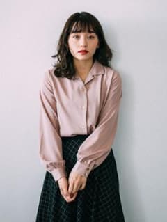 LEBECCA boutique 奮励努力の開襟ブラウス レベッカ ブティックのサムネイル