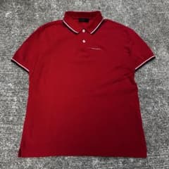 PRADA プラダ ポロシャツ レッド 半袖 - メルカリ