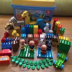 アンパンマン どうぶつ ブロック ☆中古☆のサムネイル