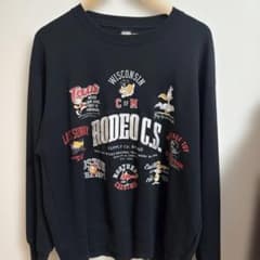 RODEO CROWNS WIDE BOWL スウェット ブラックのサムネイル