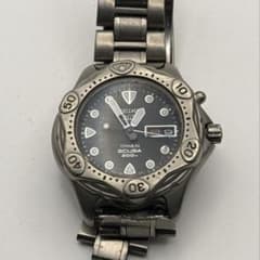 SEIKO SCUBA 5M43-0B40 キネティック 稼働品 ベルト破損 - メルカリ