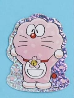 100％ドラえもん＆フレンズ展 ホログラムステッカー シール 桜 さくらのサムネイル