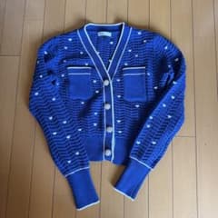 DOUBLE STANDARD CLOTHING ハート柄 カーディガンのサムネイル