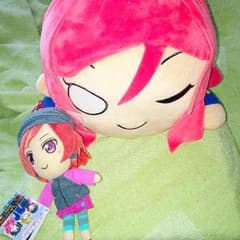 ラブライブ！ ハイパージャンボ 寝そべりぬいぐるみ 西木野真姫＋おまけのサムネイル