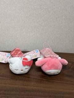 サンリオ ハローキティ マイメロディ だらりん寝ころびマスコット 2点
