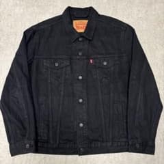 美品✨M リーバイス 72334 後染めブラック デニムジャケット70506型 極美品◎L リーバイス 72334 後染めブラック デニムジャケット70506型
