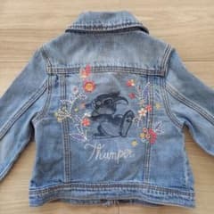 babyGAP Disney バンビ とんすけ デニムジャケット　GAP　キッズのサムネイル