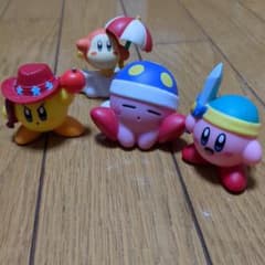星のカービィ　ソフビ（ソード、ウィップ、スリープ）+αのサムネイル