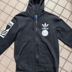 adidas Originals ジップアップパーカー ブラックのサムネイル