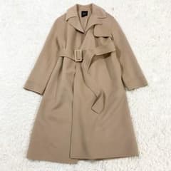 23aw セオリー　ラップトレンチコート　ベルト　ロング丈　カシミヤ　ベージュ 23aw セオリー ラップトレンチコート ベルト ロング丈 カシミヤ