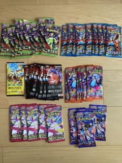 ポケモンカード ワンピースカード サーチ済み 未開封 48パック - メルカリ