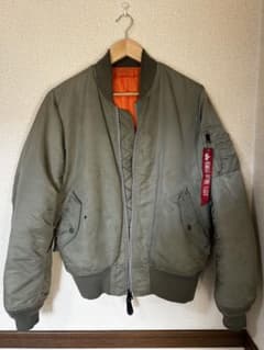 ALPHA　MA-1 フライトジャケット カーキのサムネイル