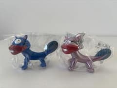 天才バカボン ウナギイヌ ＆ メス（ピンク） ソフビ 2体セット 赤塚不二雄のサムネイル