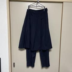 コムデギャルソン　ネイビー スカート パンツのサムネイル