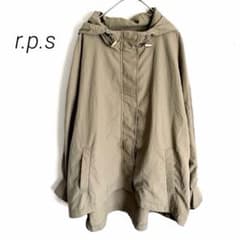 【美品】r.p.s バルーンスリーブ ポンチョライクマウンテンパーカー カーキ