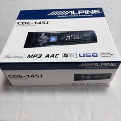 ALPINE CDE-145J ヘッドユニット　中古品（ほぼ新品） ALPINE CDE-145J ヘッドユニット - メルカリ