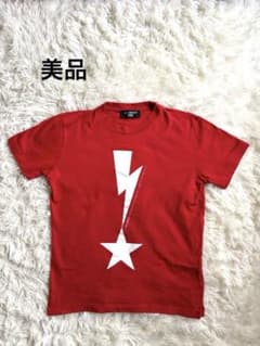 NEIL BARRETT KIDS 赤 稲妻 Tシャツ　10Yのサムネイル