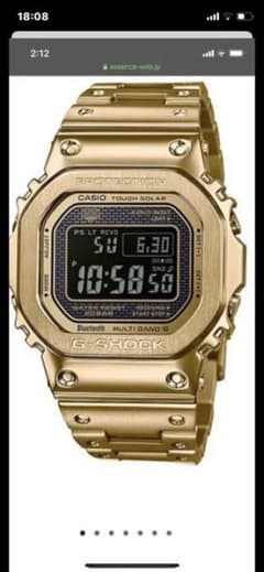 CASIO G-SHOCK 金無垢のサムネイル