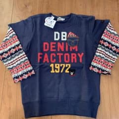 【新品】DOBLE .B 長袖トレーナー重ね着風 120のサムネイル