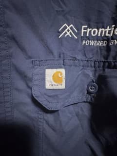 Carhartt ワークシャツ ネイビー 半袖のサムネイル