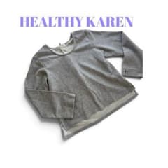 HEALTHY KAREN 長袖 Tシャツ Mサイズ レディース トップスグレーのサムネイル
