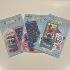 이치 반 쿠지 Lilo & Stitch J상 스티커 컬렉션 3종 세트