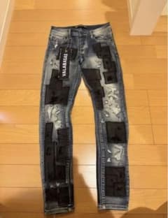 VALABASAS ダメージ加工 スキニージーンズ 30のサムネイル