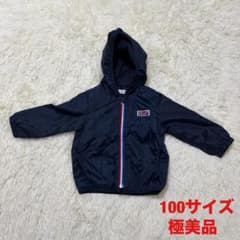 【極美品】THE SHOP TK ネイビー フード付きジャケット 100サイズのサムネイル