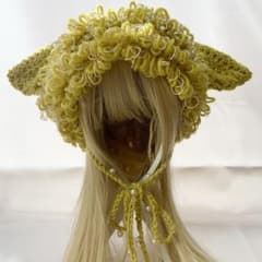 ハンドメイド 垂れ耳 ニット帽のサムネイル