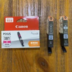Canon BCI-381 インクカートリッジ マゼンタ ブラック グレーのサムネイル