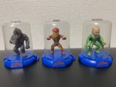 マーベル　ドーミーズ　スパイダーマン  フィギュア　カプセル　3点セットのサムネイル