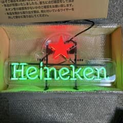 ハイネケン ガラス ネオン管 電飾のサムネイル
