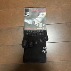 umbro FLEXUM GEAR サッカーソックス 22-24cm 黒のサムネイル