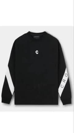 即完売品CRONOS DIAGONAL OVER L/S TEE【BLACK】のサムネイル