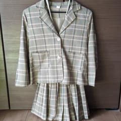 卒業式　チェック柄ブレザー スカートセットのサムネイル