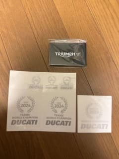 Ducati 2024 ステッカーセット&トライアンフコンパクトミラーのサムネイル