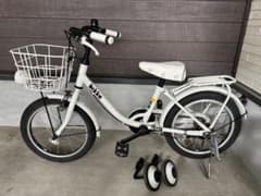 ブリヂストン　ビッケ　16インチ　子供用自転車 ホワイト 美品　手渡し限定 ブリヂストン ビッケ 16インチ 子供用自転車 ホワイト 美品 手渡し限定
