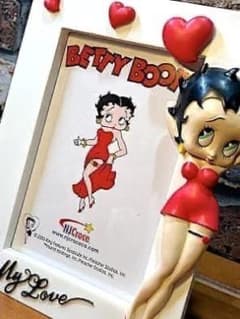 ベティちゃんの3D 写真立て 2002 樹脂製 中古美品】