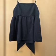 バックリボン ビスチェ ブラック Mサイズのサムネイル