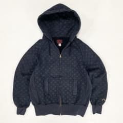 美品✨希少 EVISU エヴィス ジップアップパーカー モノグラム 総柄 美品✨希少 EVISU エヴィス ジップアップパーカー モノグラム 総柄