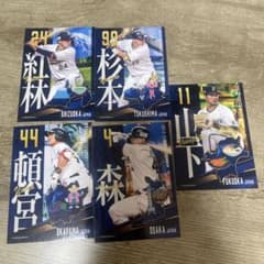 オリックスバファローズ 選手カード 5枚セットのサムネイル